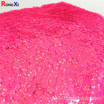 Multifunctional reversible cushion cover Sequin Fabric